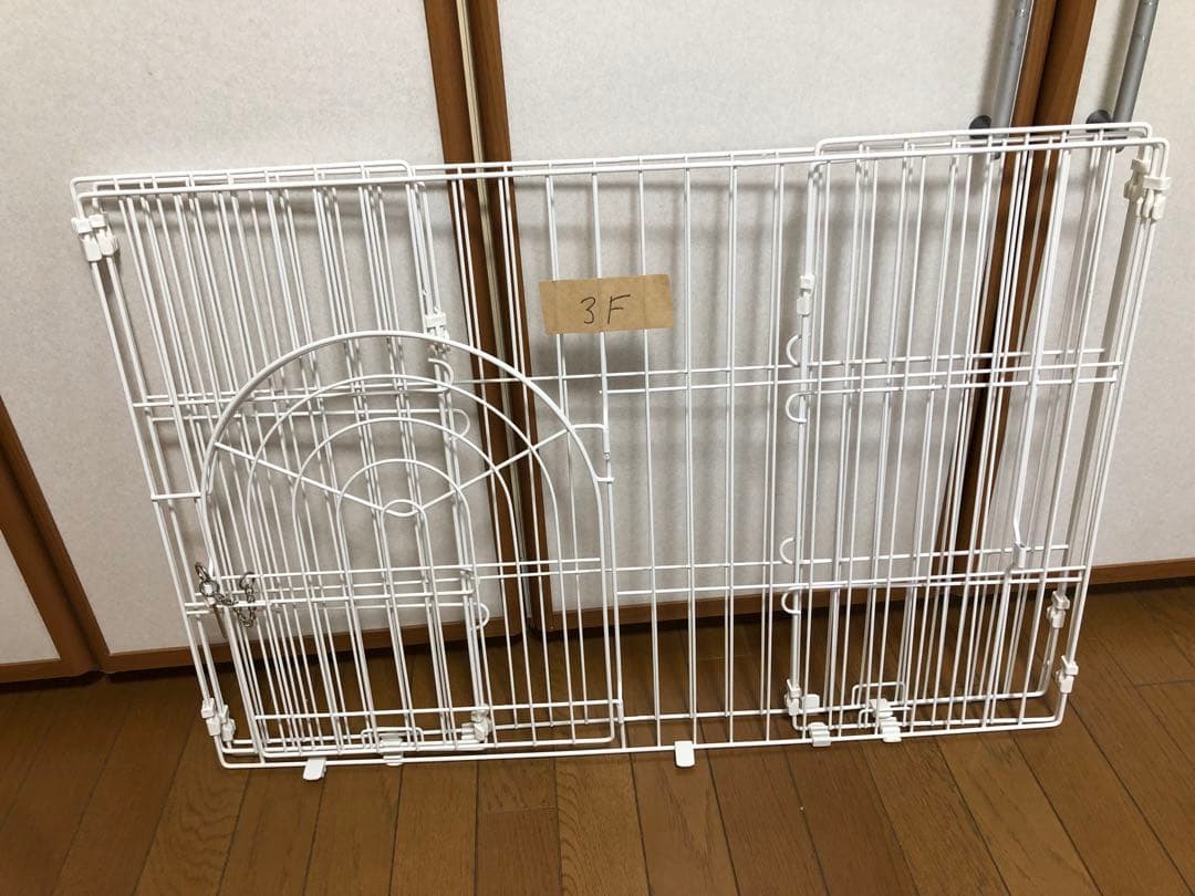 アイリスオーヤマ オリジナルペットケージ 3段 キャスター付 ホワイト