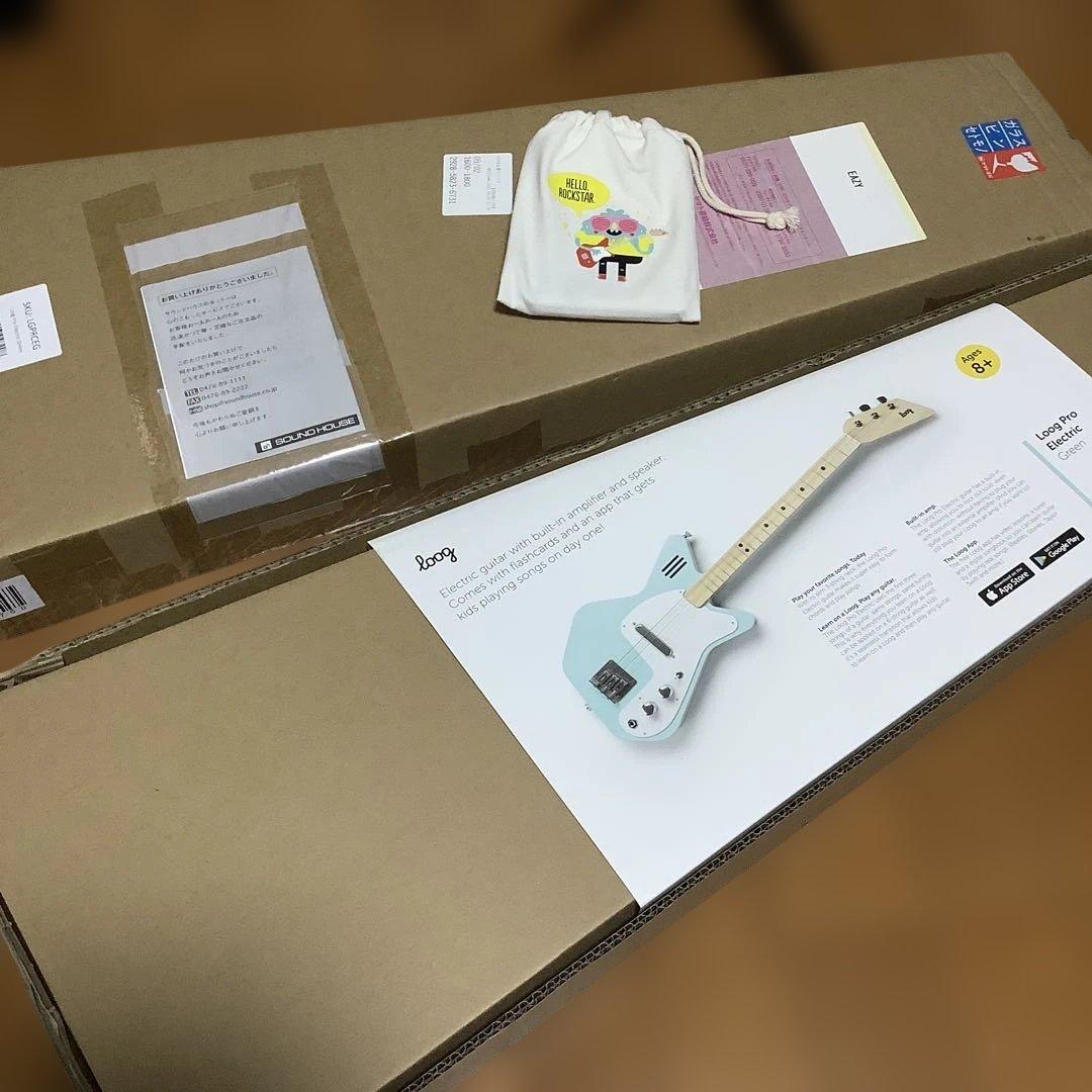 loog エレキギター ミントグリーン