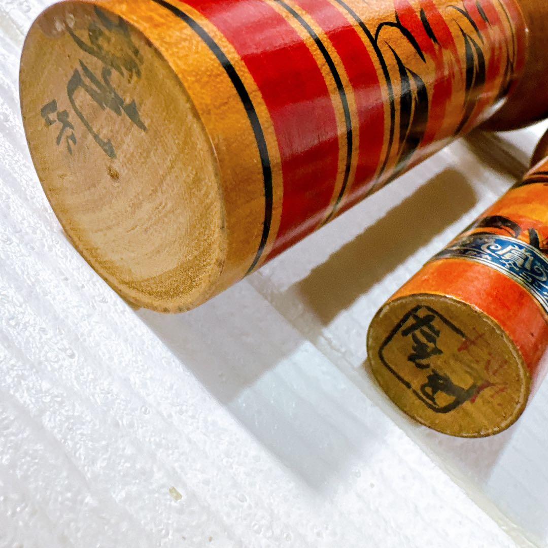 アンティーク伝統こけし人形 15体セットレトロ難あり