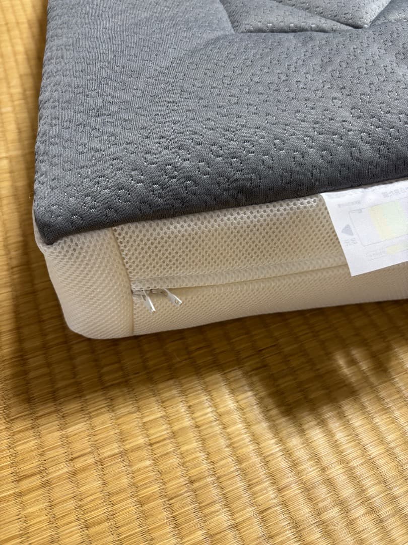 西川 3つ折り 体圧分散マットレス (セミダブル)