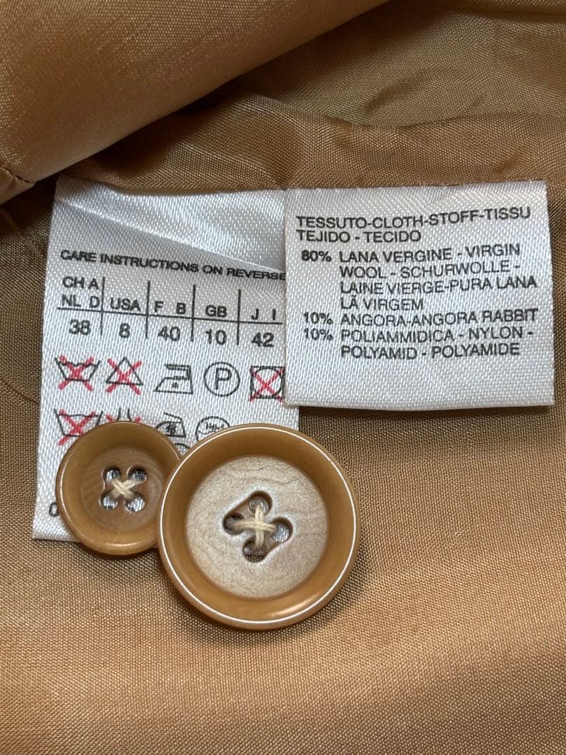 【美品】MaxMaraマックスマーラ♥︎テーラード／ウールジャケット　キャメル
