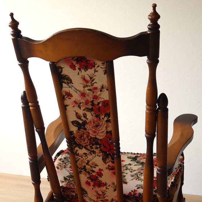 アンティーク ロッキングチェア レトロ 古家具 ブナ材