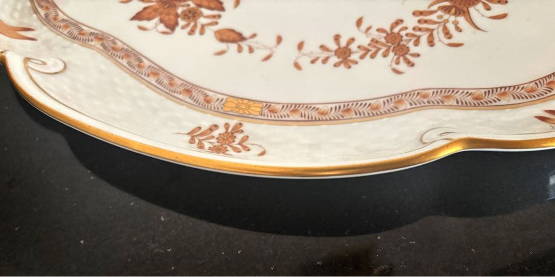 ヘレンド　『インドの華』シリーズ アポニーマロン　パーティートレイ