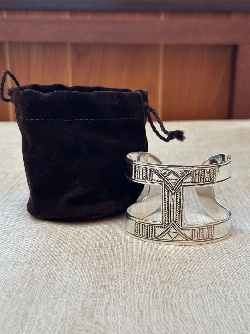 HERMES エルメス アノーブレスレット トゥアレグ GM バングル