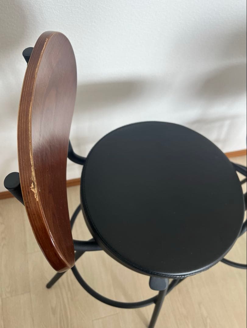 【ノリノリ】 カウンターチェア ハイチェアー2脚セット