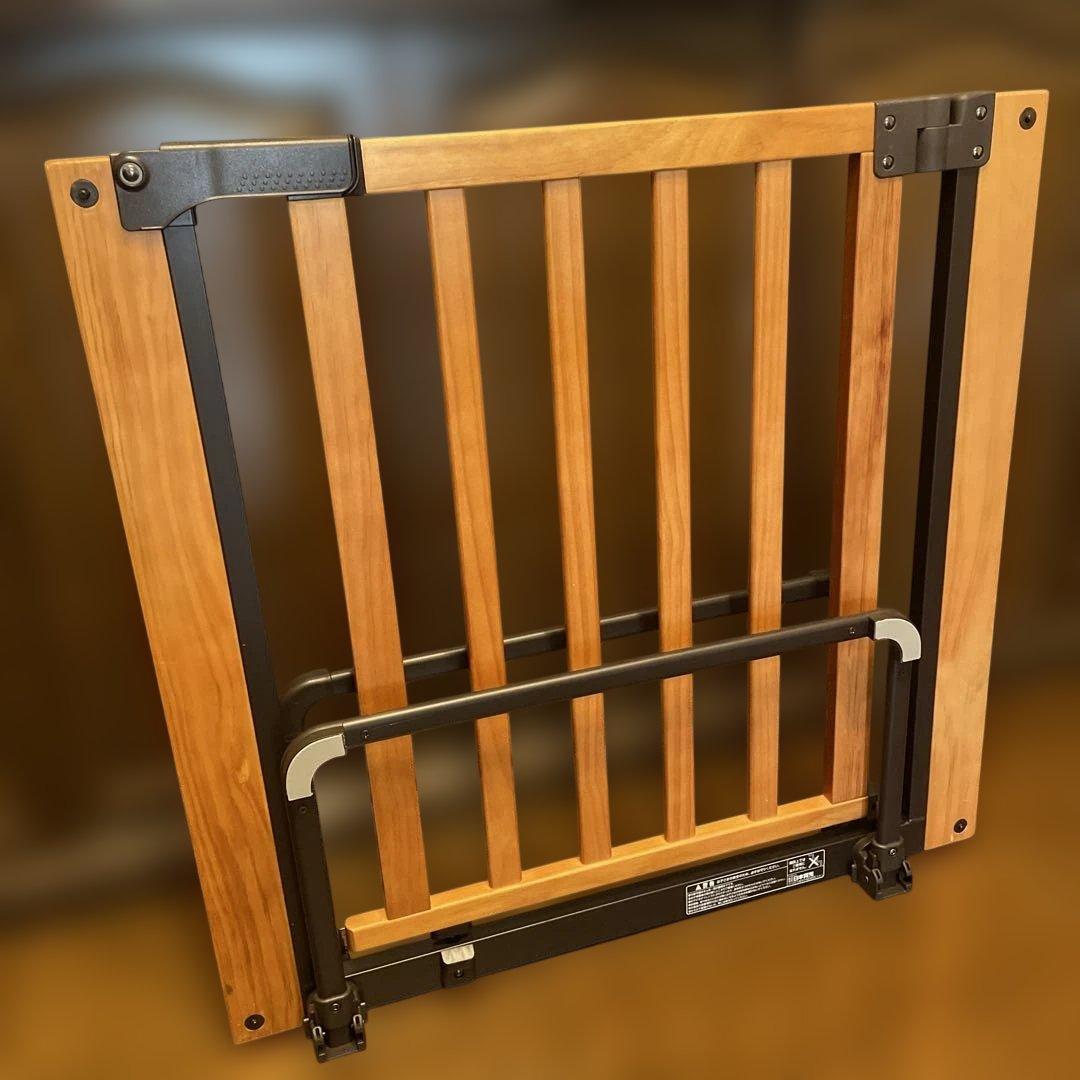 日本育児 木製 パーテーション FLEX-W 400 ブラウン ベビーゲート