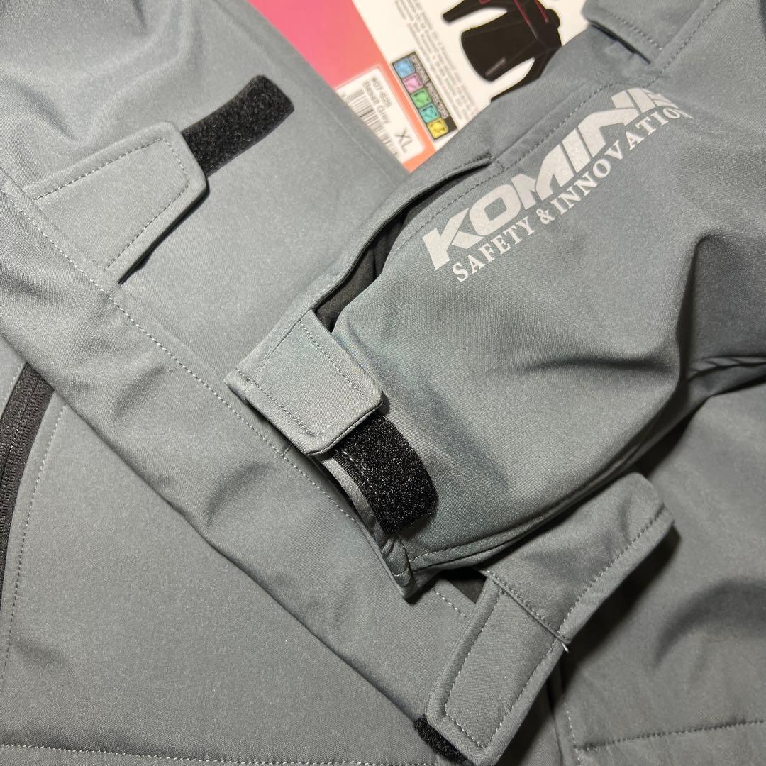 KOMINEバイク用 ジャケットプロテクトソフトシェルサーマルジャケット XL