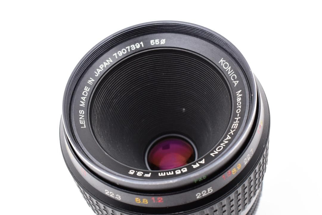 動確済 コニカ AR Macro Hexanon 55mm f/3.5 #114