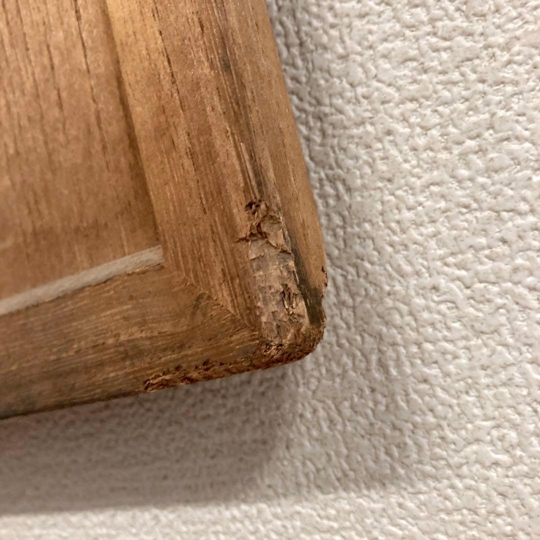 能面　能楽　雅楽　木彫　翁面　板付き　骨董　レトロ　アンティーク