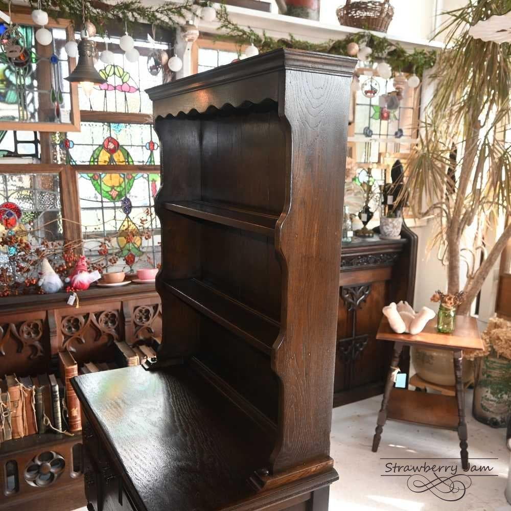 L3710-22 英国アンティーク キッチンキャビットカップボード 食器棚