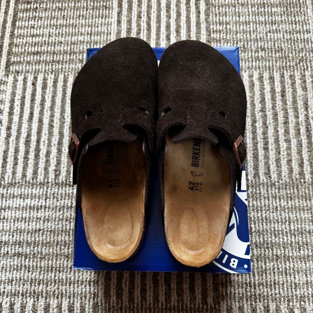 靴 BIRKENSTOCK Boston Mocha Regular 42