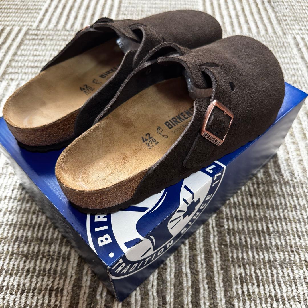 靴 BIRKENSTOCK Boston Mocha Regular 42