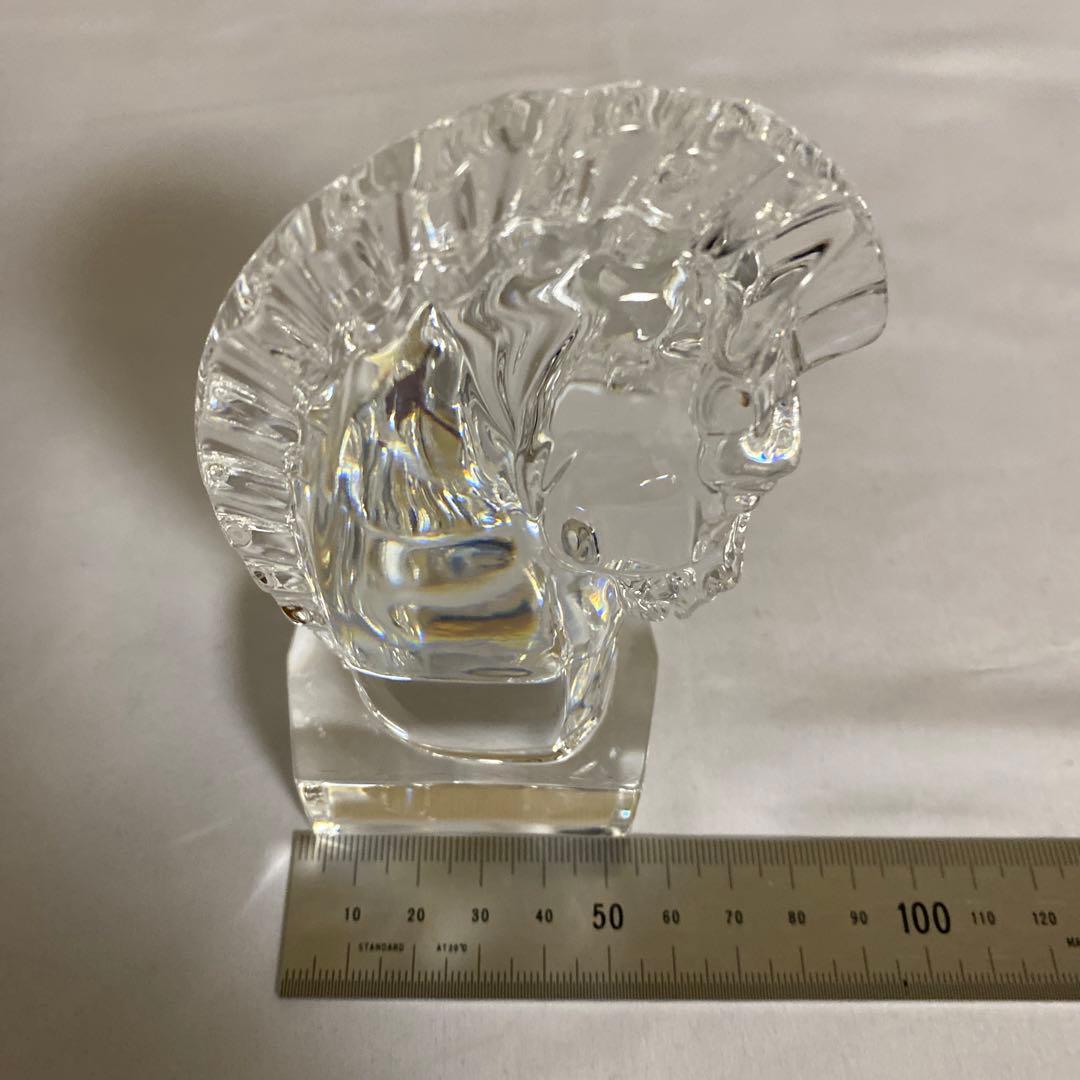 STEUBEN スチューベン　クリスタル　ナイト　ホース　馬　オブジェ　置物