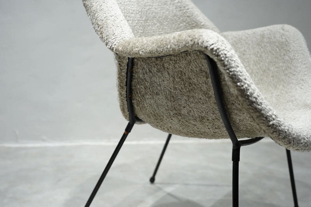 フランス　ビンテージ　アームチェア　60s’ 1人掛け椅子　アイアン