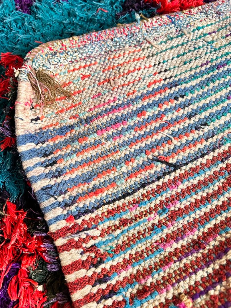 クリスマス限定価格‼️モロッコラグボシャルウィットヴィンテージラグ大判