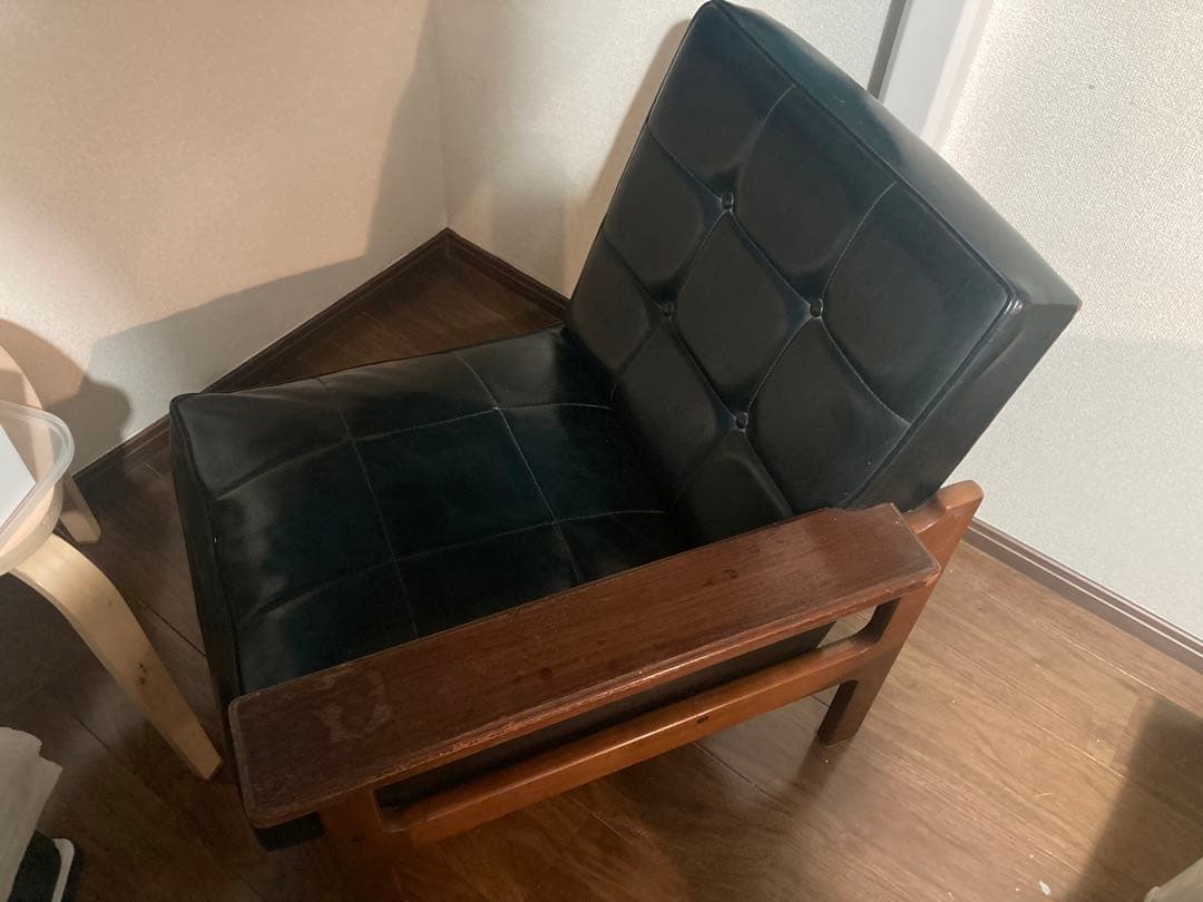 オールドカリモク　1人掛けソファ　1シーター　検索用Kチェア