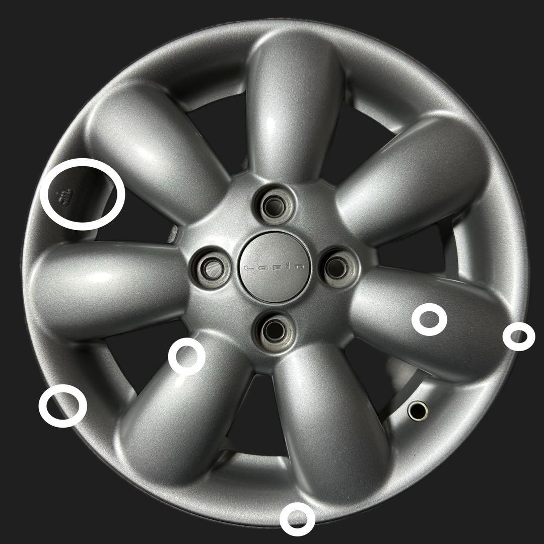 4本セット　HE22 ラパン純正ホイール　送料込み