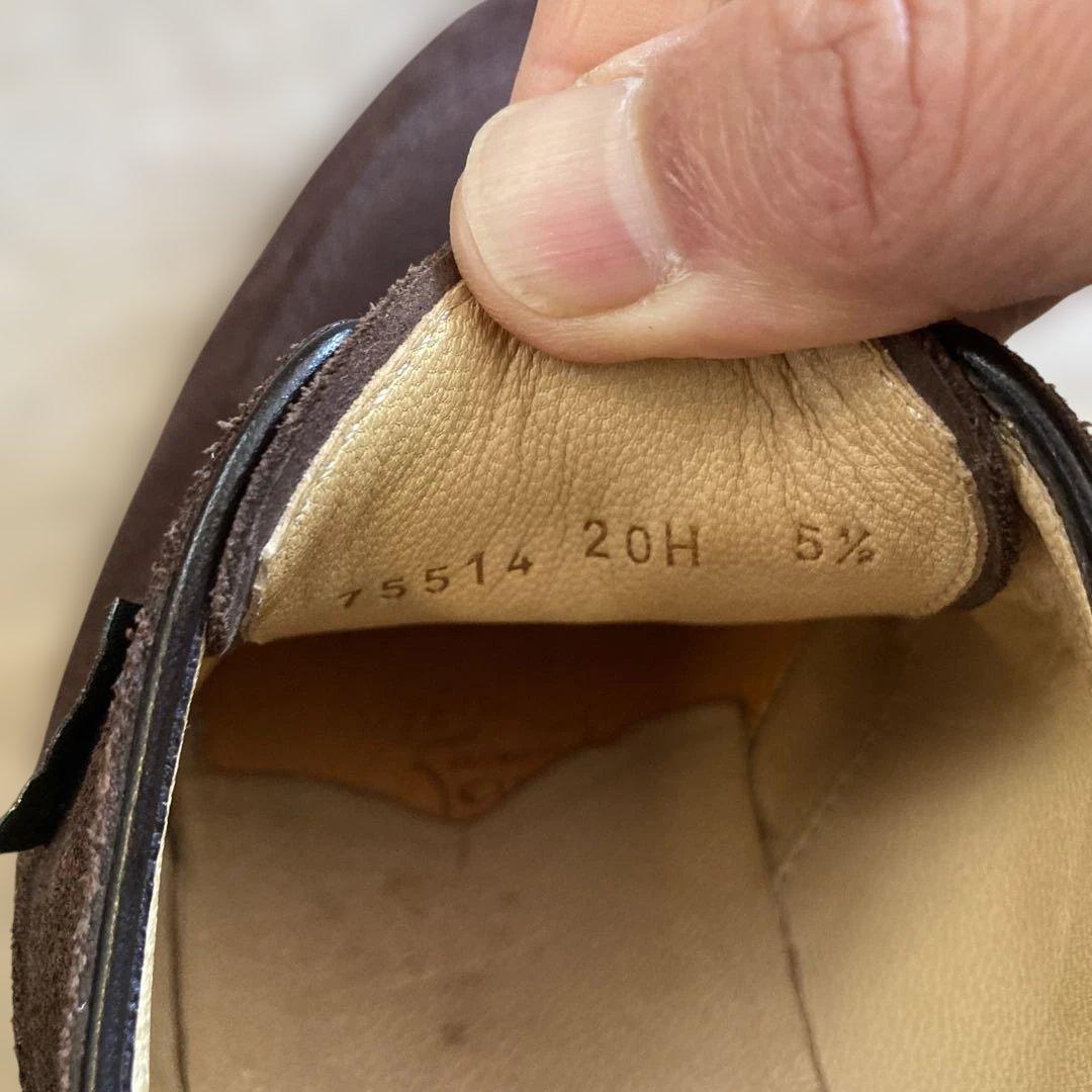 パラブーツ　アヴィニョン　チョコレート（ダークブラウン）スエード 5.5