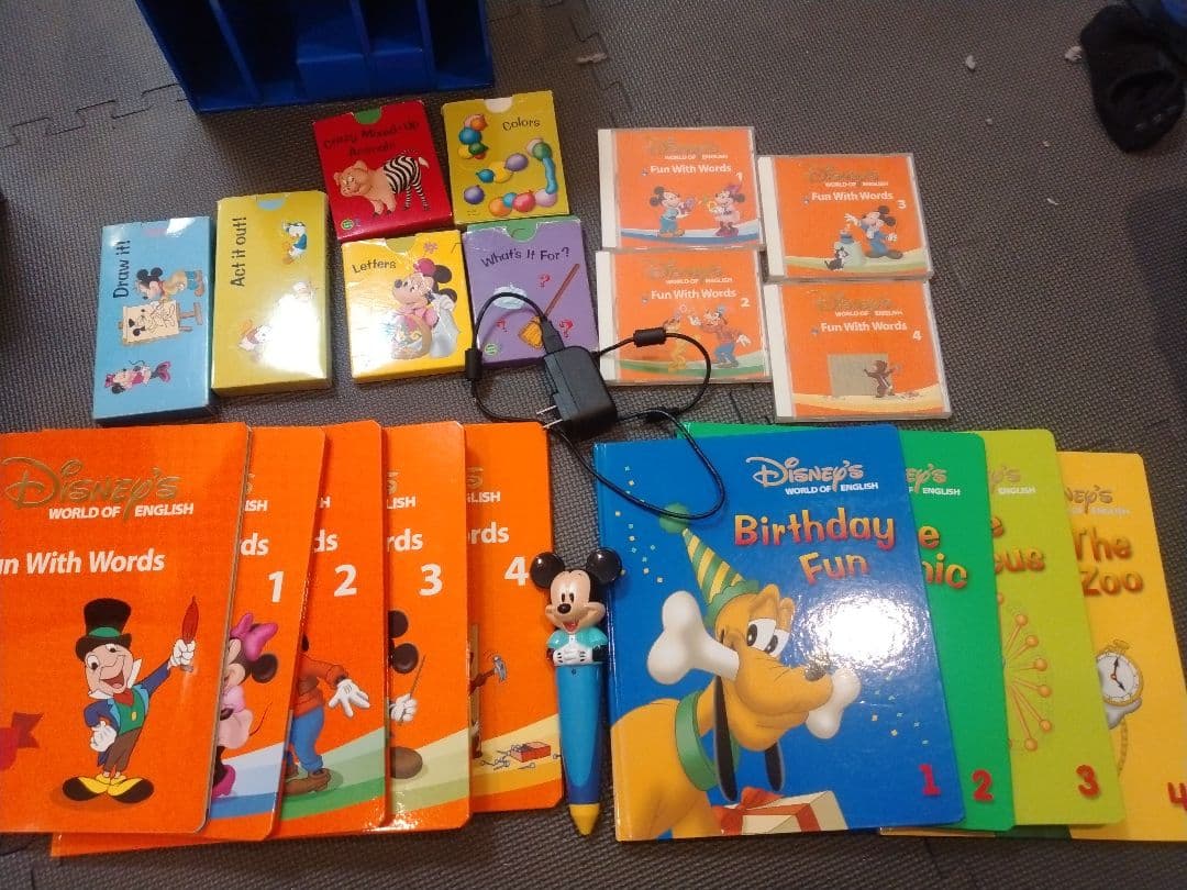 ディズニー英語システム　ワールドファミリー+はじめての英検５級タッチペン付き