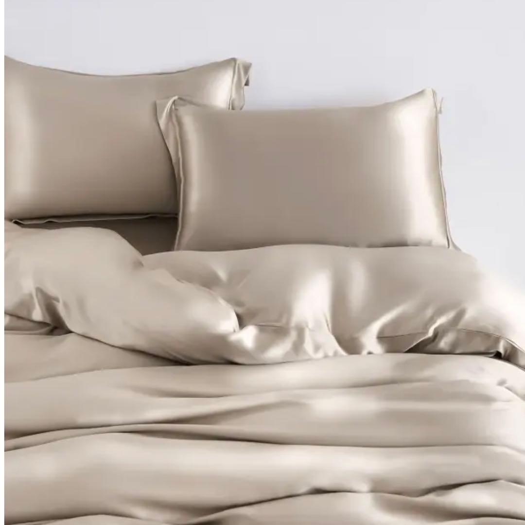 HOTEL LIKE INTERIOR 22匁シルク　ピローケース　モカ