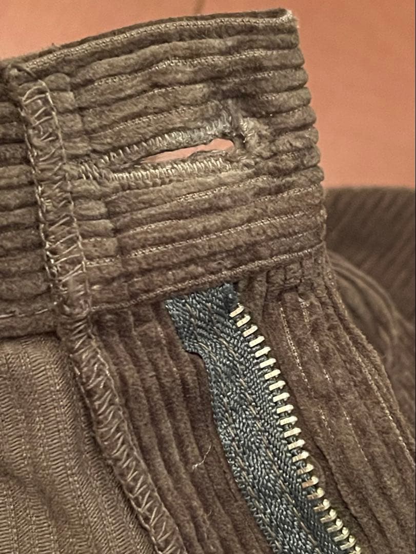 美品45Rコーデュロイ ワイドパンツ