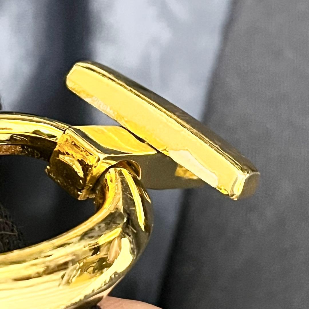 Christian Dior テーラードジャケット ゴールド金具 ネイビー M