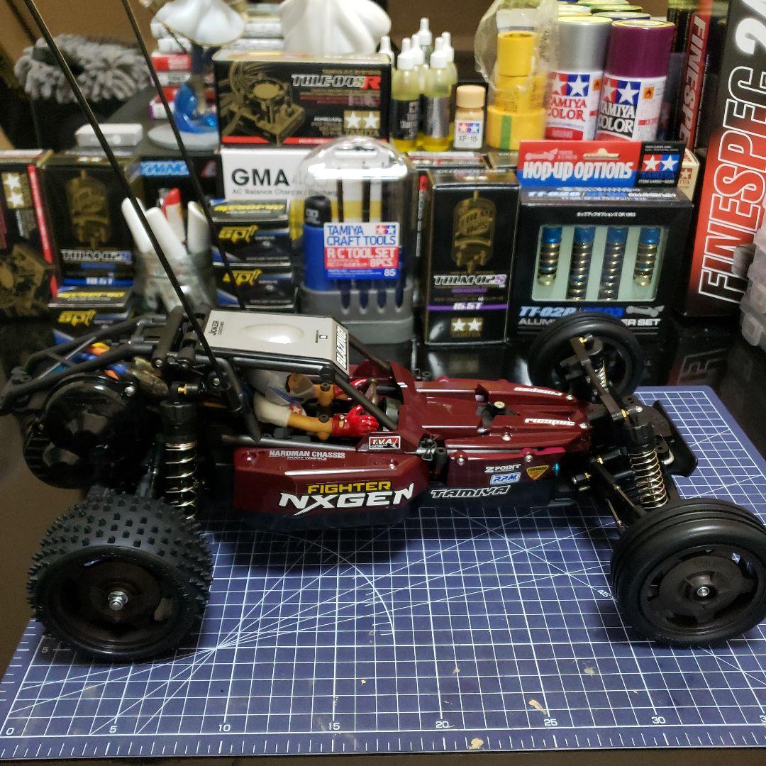 タミヤ 2025 DT04 ファイターネクスジェン カスタム ブラシレスセット③