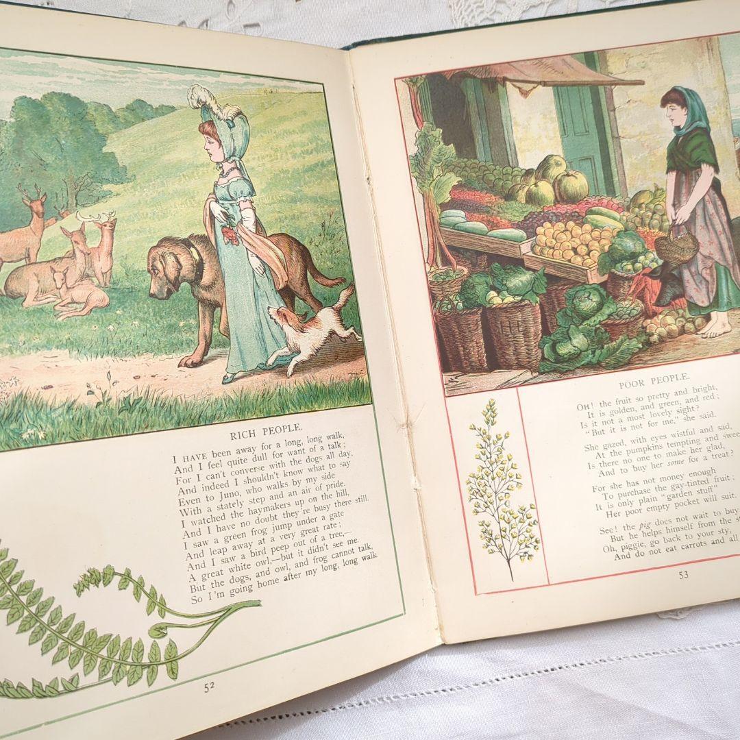 超稀少1881アンティーク絵本 洋書古書 児童書 ヴィクトリアン 初版本