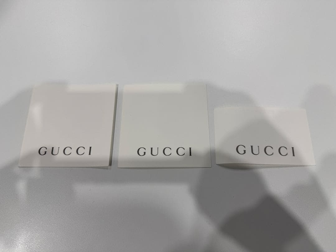 GUCCI ブラックキャンバスポーチ