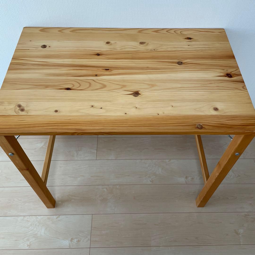 無印良品　折り畳みテーブル・椅子セット　送料込　独り暮らし　新生活