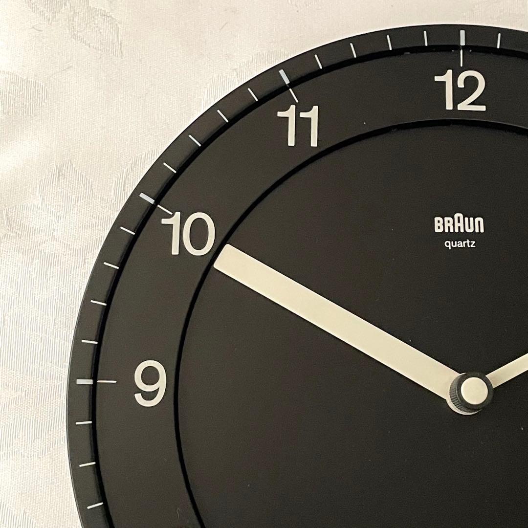 BRAUN Wall Clock Type 4861 ブラウン 壁時計 ブラック
