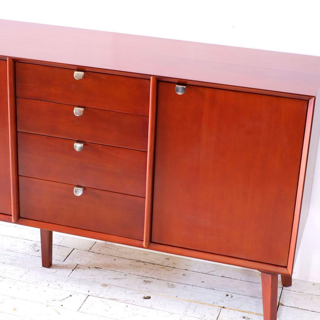 N 新品 北欧 160cm リビングボード キャビネット サイドボード 収納