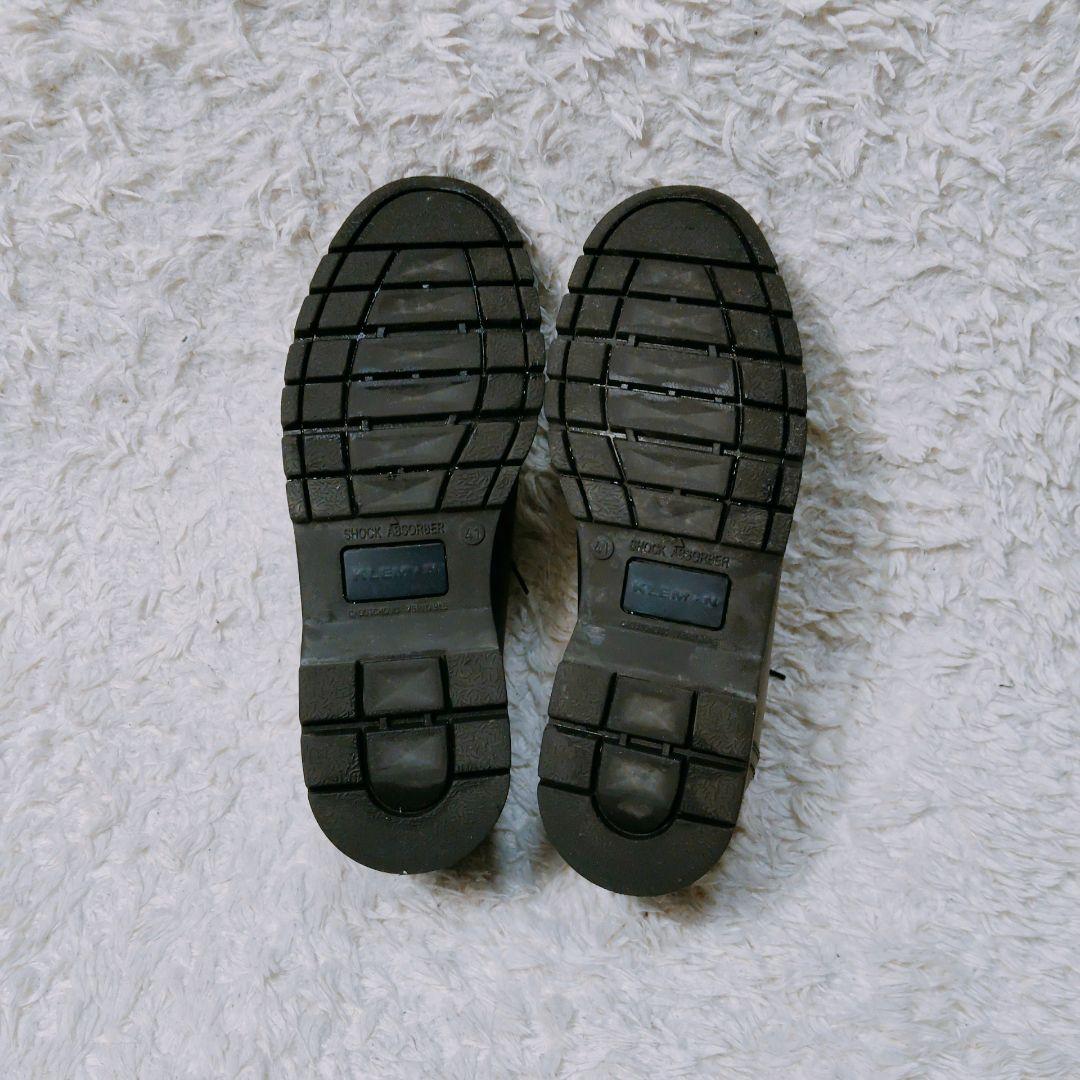 【美品】クレマン チロリアン パドロール 41 ブラック レザー 26.5