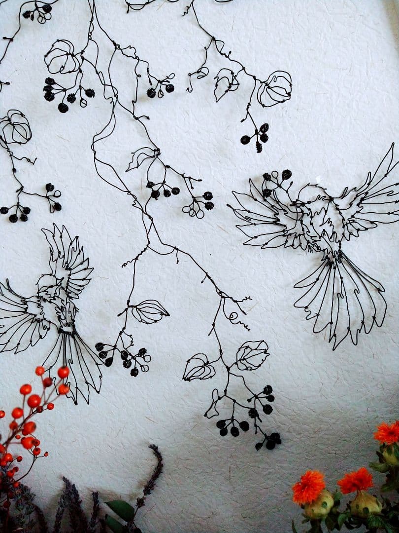 専用ページ　小鳥（サンキライ）鳩　花束　2点セット