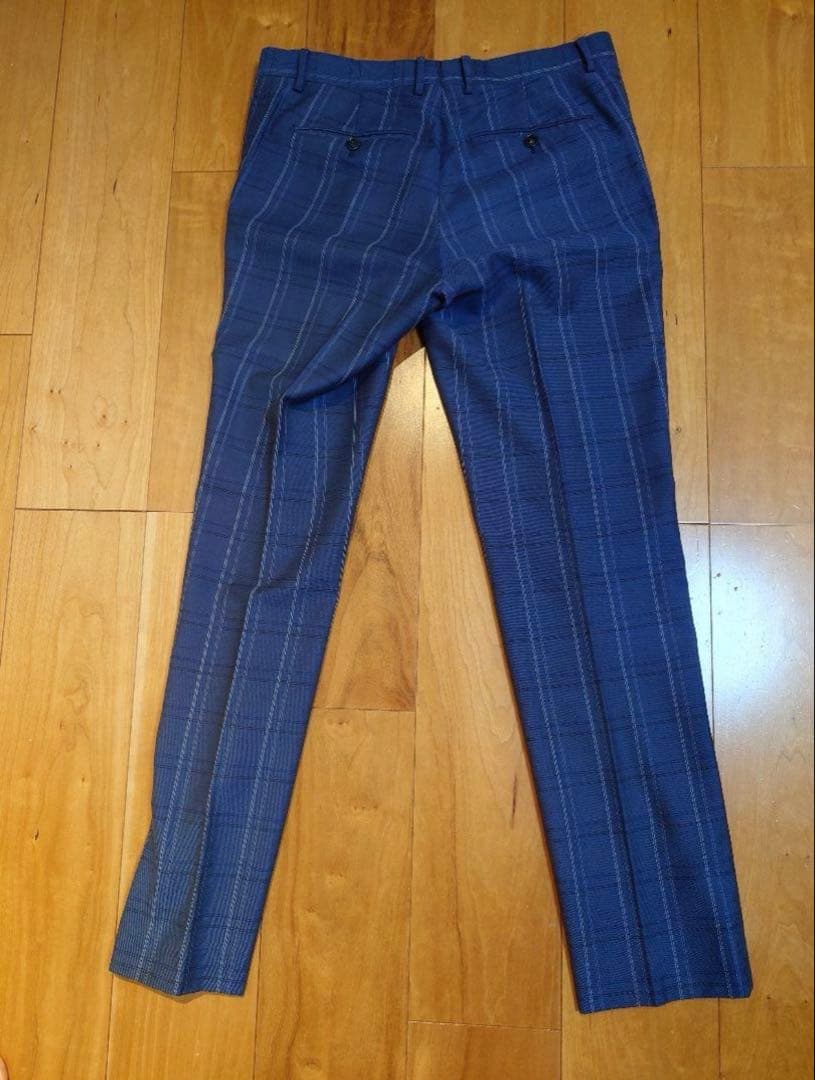 エトロ　チェック　スーツ