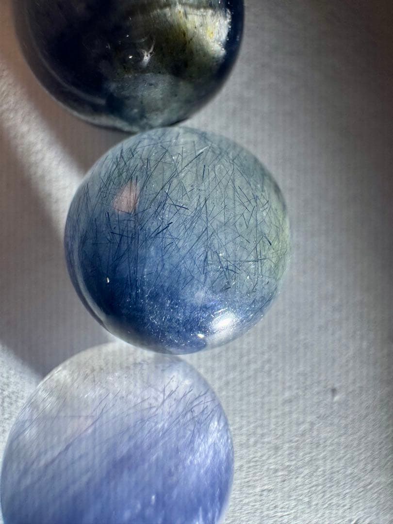 ブルールチル（インディゴライト）　ブルーガーデン共生　13mm