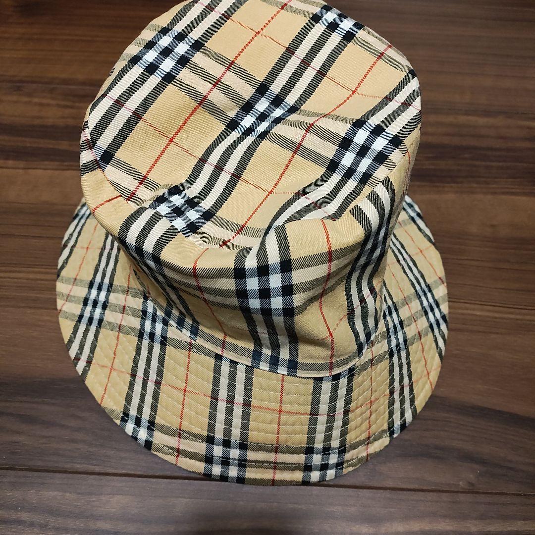 アナちゃん専用【美品】バーバリーブルーレーベル ノバチェック×黒バケットハット