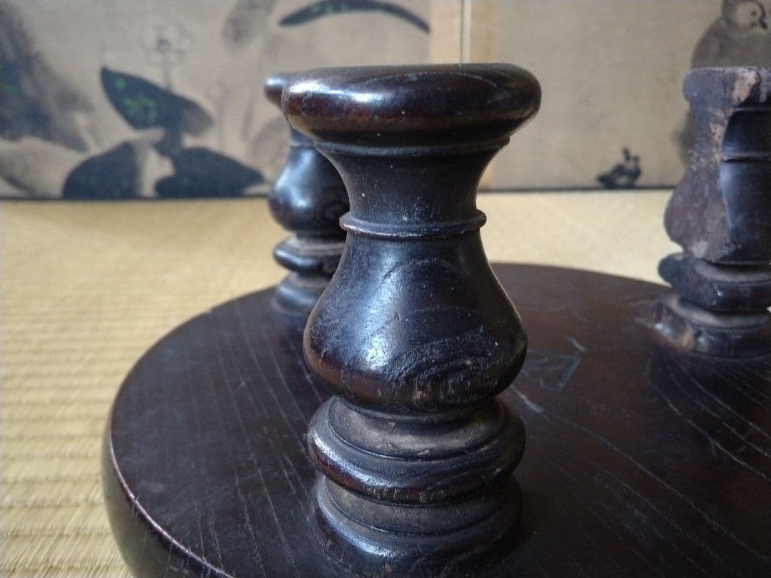 7月迄！極美品　安全安心なオーバーホール済み　別誂え台付アンティーク扇風機　骨董