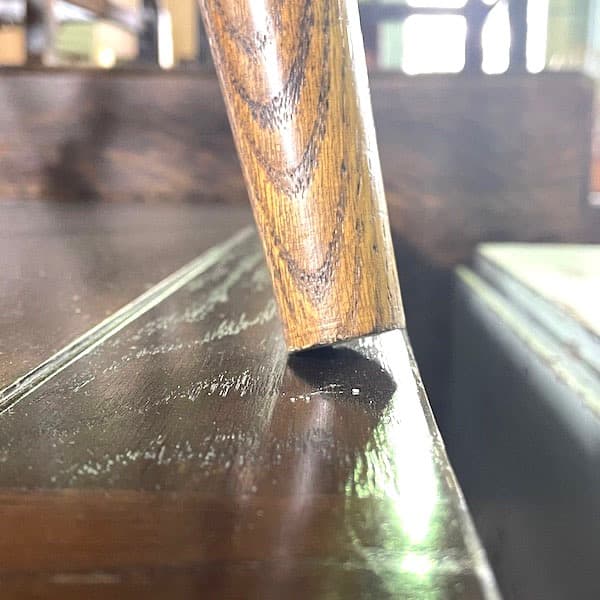 オリバーアメリカ　レッドオーク　ダイニングチェア　ボウバックチェア　木製椅子