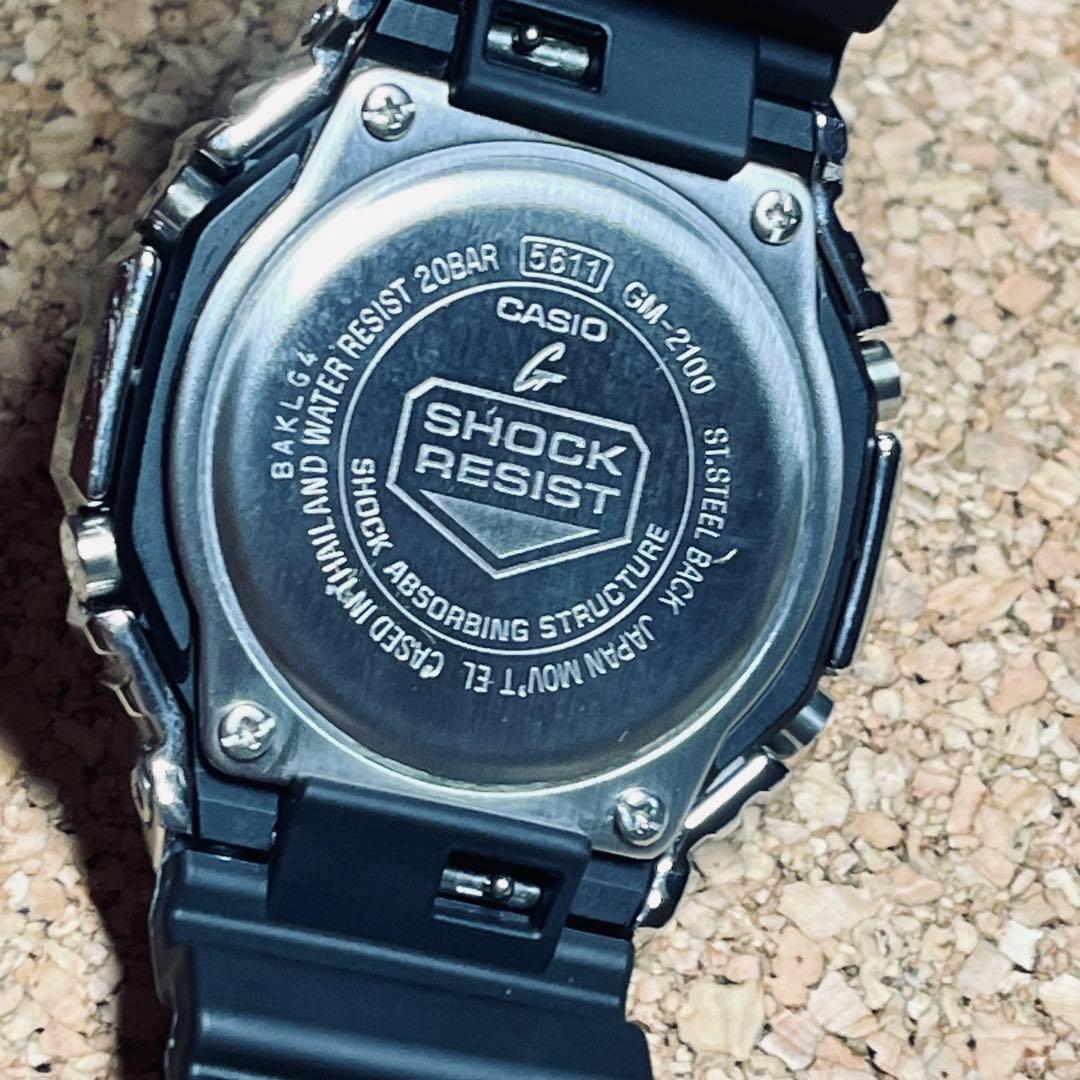 美品】カシオGーSHOCK/GMー2100 ー1AJFメタルカバード国内正規品