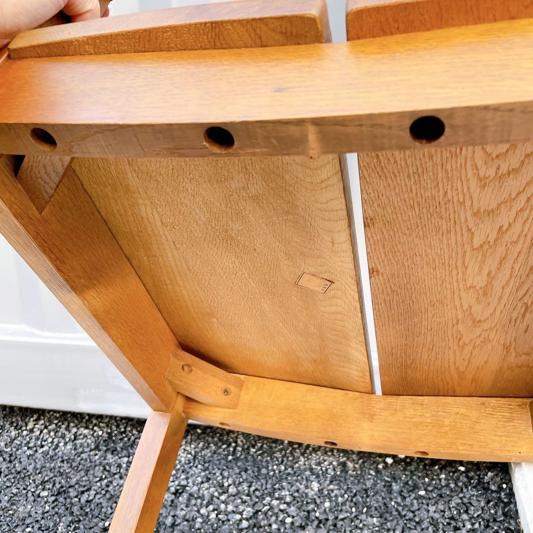 【希少】浜本工芸（HAMAMOTO）　籐張り　ダイニングチェア