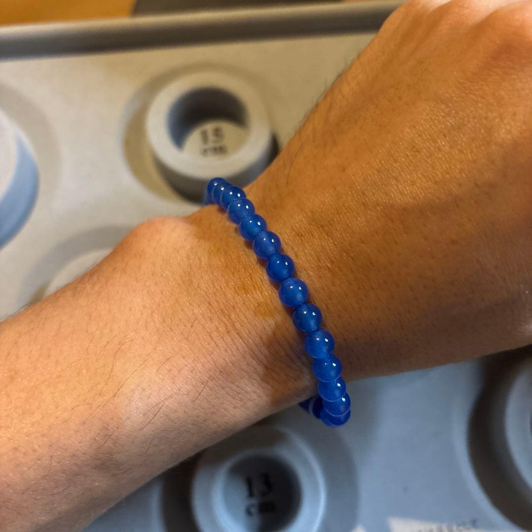 ズーンとくる！青玉髄天珠！双観音天珠！ズーン！