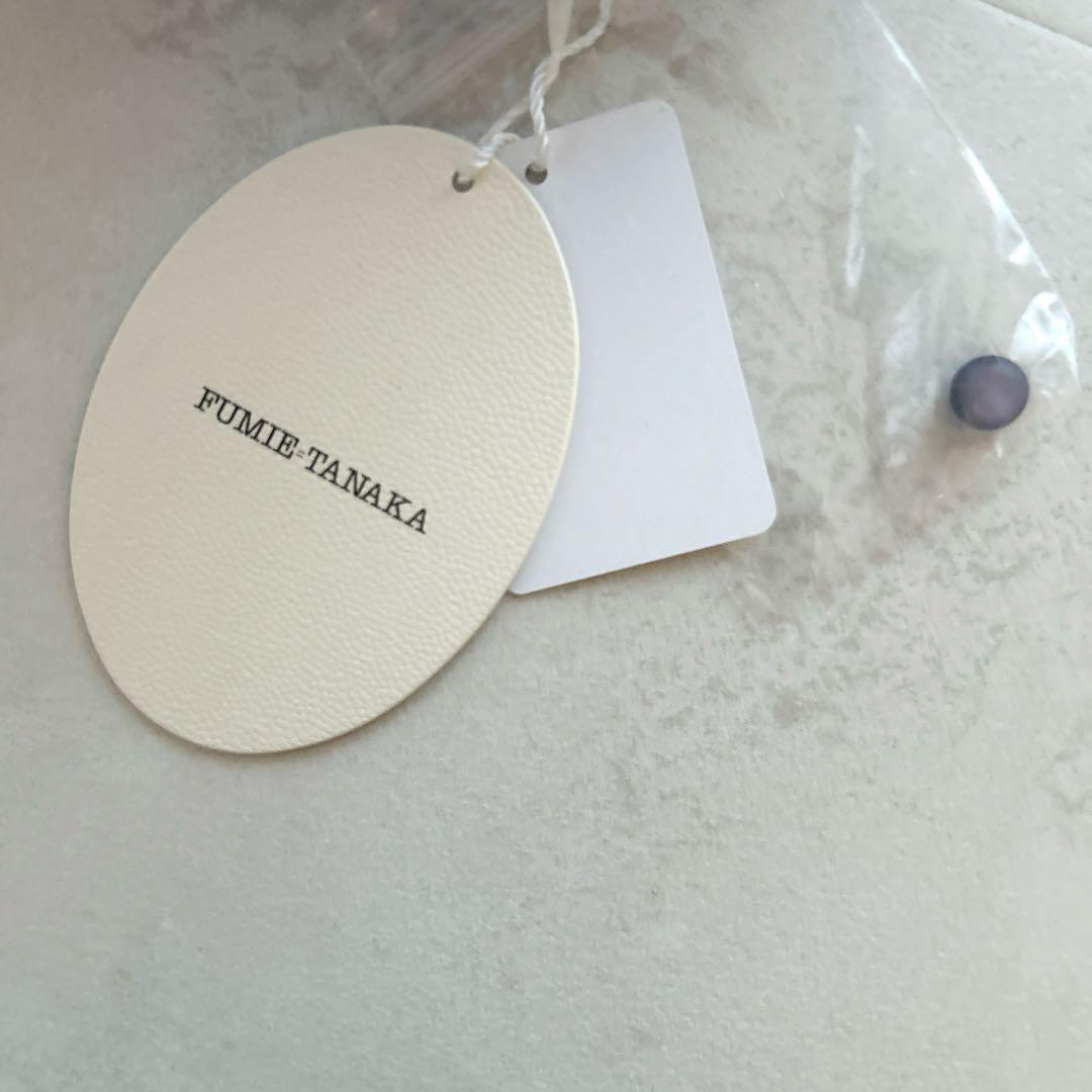 タグ付✨24SS✨現行　フミエタナカ　シアーギャザーシャツ　ブルー　フリル