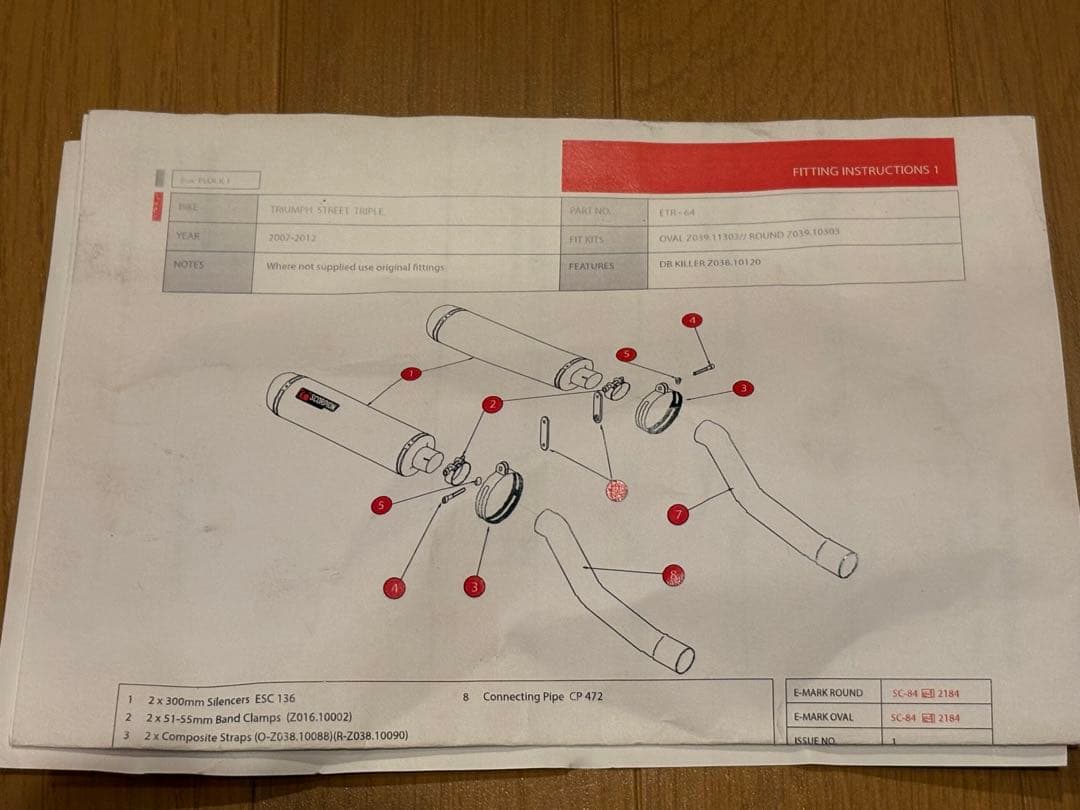 SCORPION スリップオンカーボンマフラー