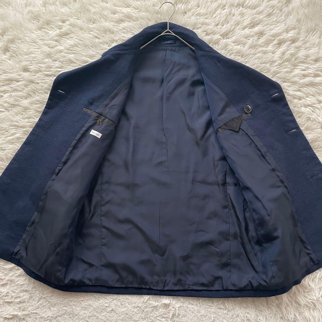 Paul Smith リネン混　ダブル　ウール　コート　ジャケット