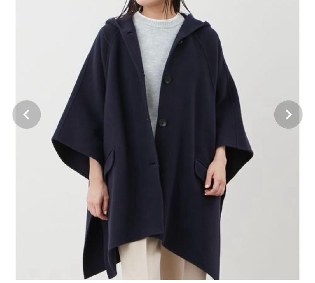 今期　極美品Mila Owen フードポンチョコート