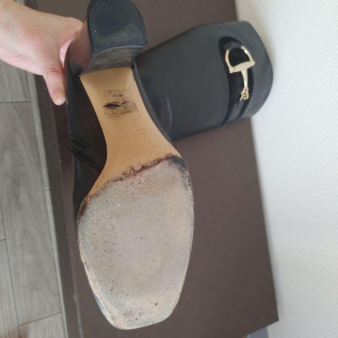 ☆2日間限定セール　元値18500円☆GUCCI　黒レザー ブーツ