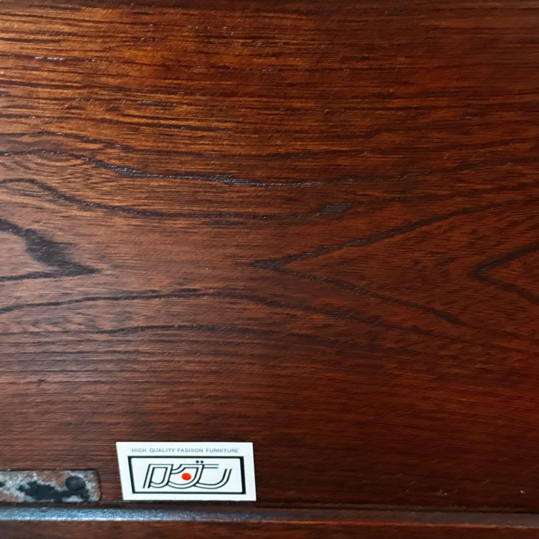 ロダン　中古　国産民芸家具　四隅の金具　火鉢囲炉裏、関西火鉢、木製