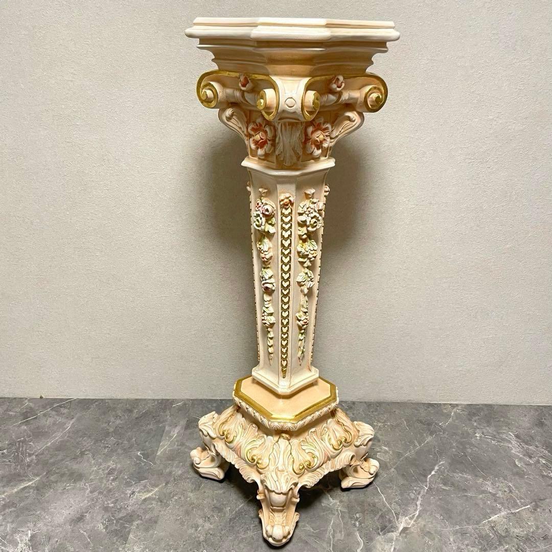 イタリア　ロココ調　SILIK(シリック)　フラワースタンド　花台　飾り台