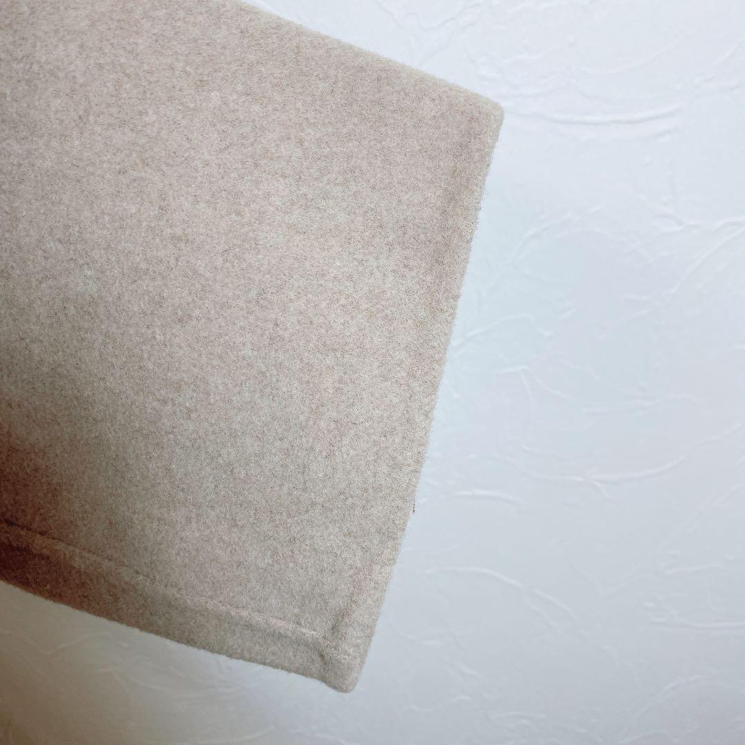 quaranciel リバー ケープ ショート コート ベージュ ベルト付き F